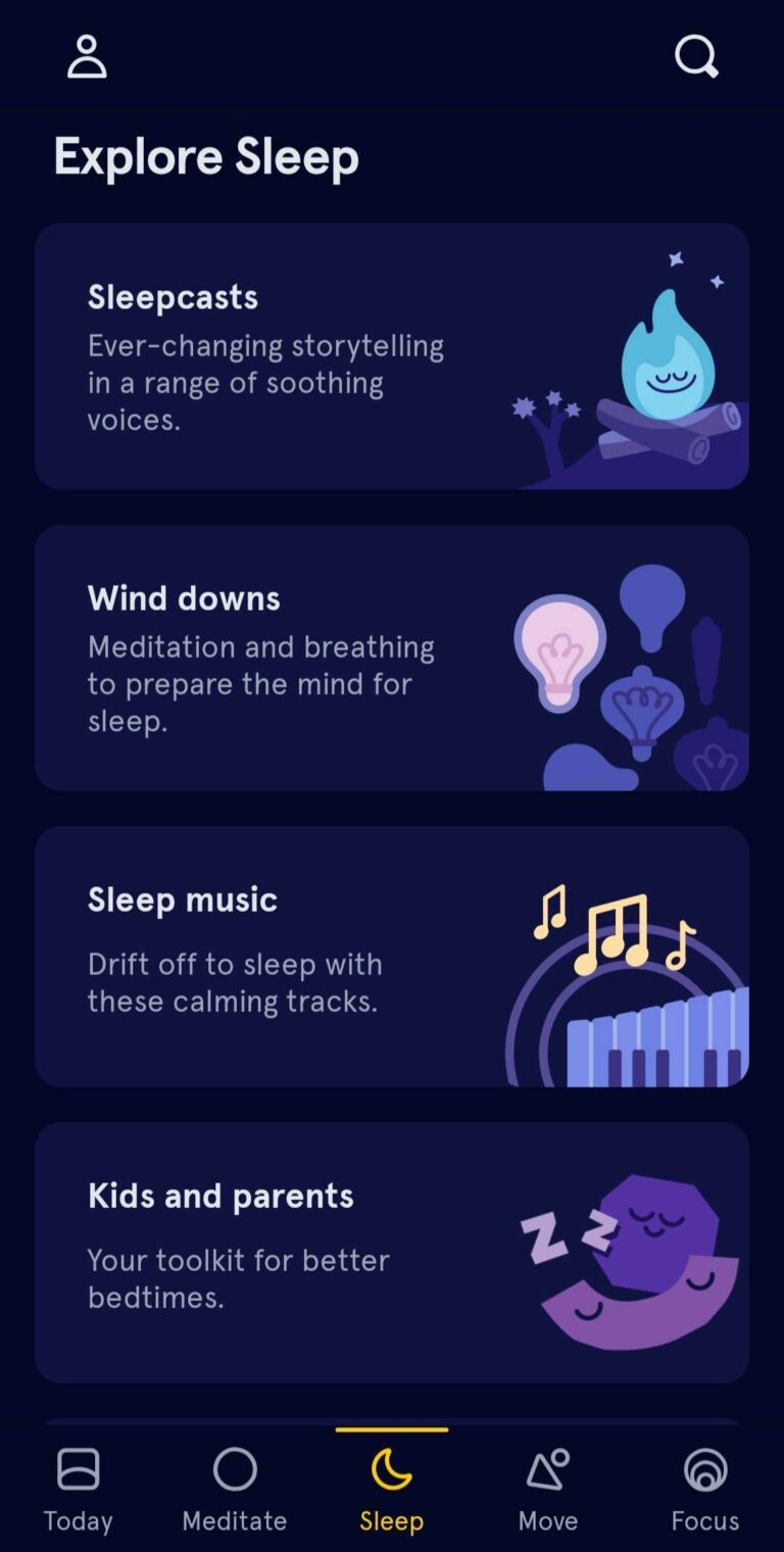Headspace Guide al sonno di Headspace StudySmarter Magazine